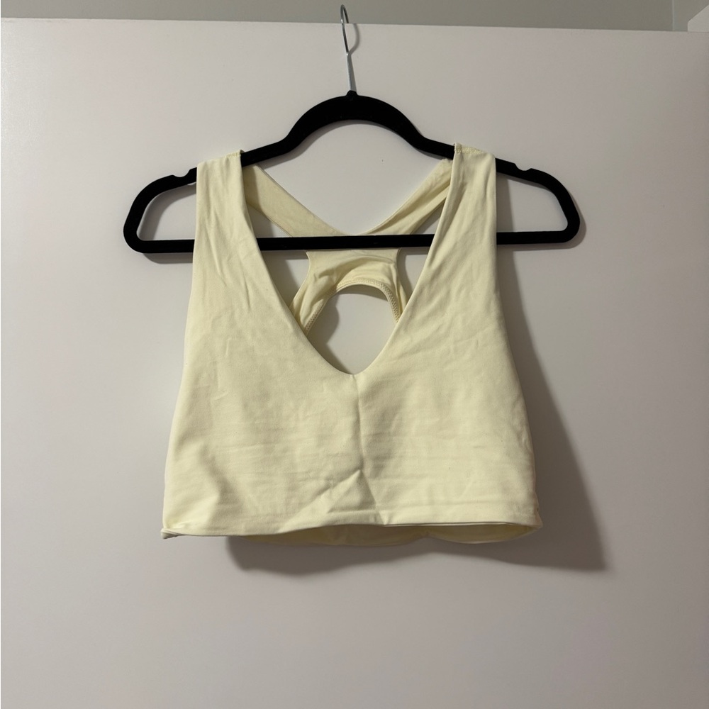 Lululemon Butter Yellow Bra